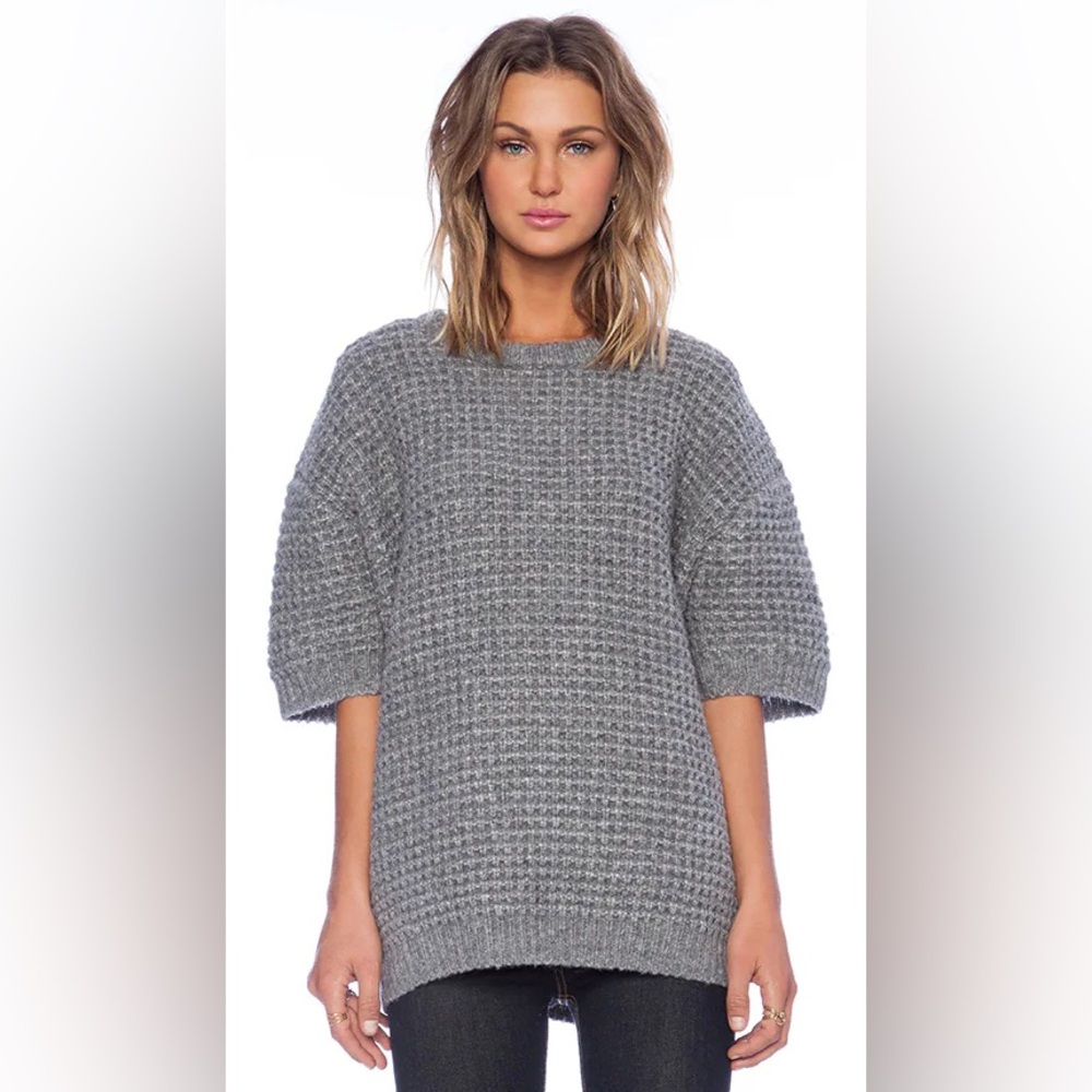 Marc By Marc Jacobs Walley Gray Sweater Xs/Small Oversized